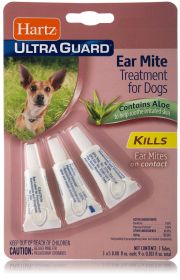 Hartz UltraGuard Ear Mite Treatment for Dogs (Size: 3 count)