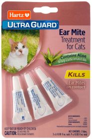 Hartz UltraGuard Ear Mite Treatment for Cats (Size: 3 count)