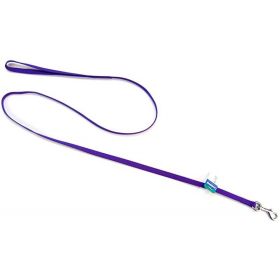 Coastal Pet Single Nylon Lead Purple (Size: 4 feet x 3/8"W)