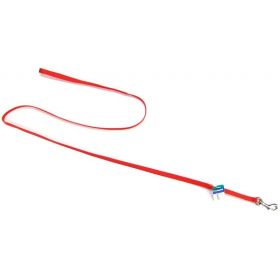 Coastal Pet Single Nylon Lead Red (Size: 4 feet x 3/8"W)