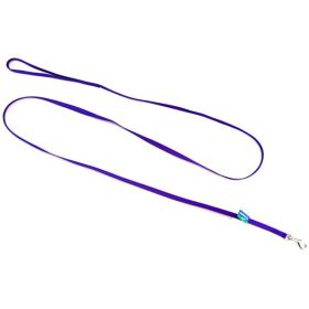 Coastal Pet Single Nylon Lead Purple (Size: 6 feet x 3/8"W)