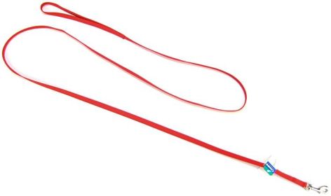 Coastal Pet Single Nylon Lead Red (Size: 6 feet x 3/8"W)