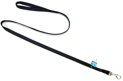 Coastal Pet Single Nylon Lead Black (Size: 4 feet x 5/8"W)