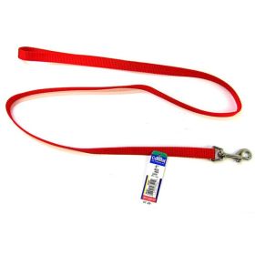 Coastal Pet Single Nylon Lead Red (Size: 4 feet x 5/8"W)