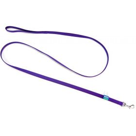 Coastal Pet Single Nylon Lead Purple (Size: 6 feet x 5/8"W)