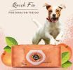 Pet Head Quick Fix Paw and Body Wipes for Dogs and Cats Peach with Aloe Vera