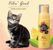 Pet Head No-Rinse Foam for Cats Lemonberry with Lemon Oil