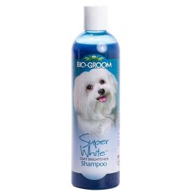 Bio Groom Super White Coat Brightener Shampoo (Size: 12 oz)