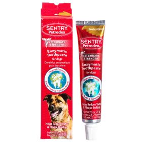 Sentry Petrodex Enzymatic Toothpaste for Dogs Poultry Flavor (Size: 2.5 oz)