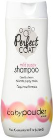 Perfect Coat Mild Puppy Shampoo Baby Powder Scent (Size: 16 oz)