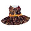 Fall Leaves Harness Dress With Matching Leash