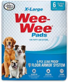 Four Paws X-Large Wee Wee Pads for Dogs (Size: 6 count)