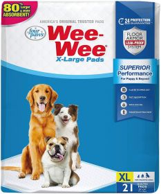 Four Paws X-Large Wee Wee Pads for Dogs (Size: 42 count (2 x 21 ct))