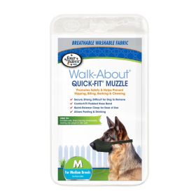 Four Paws Walk About Quick Fit Muzzle for Dogs (Size: Medium - 1 count)