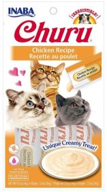 Inaba Churu Chicken Recipe Creamy Cat Treat (Size: 24 count (6 x 4 ct))