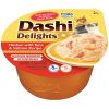 Inaba Dashi Delights Chicken with Tuna & Salmon Flavored Bits in Broth Cat Food Topping