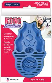 KONG Zoom Groom Brush for Dogs Boysenberry Large (Size: 1 count)