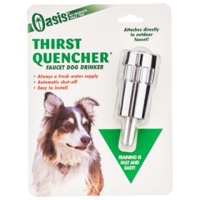 Oasis Thirst Quencher Faucet Dog Waterer (Size: 1 count)