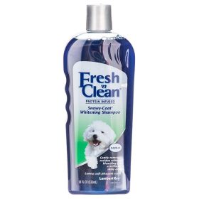 Fresh n Clean Snowy Coat Whitening Shampoo Sweet Vanilla Scent (Size: 18 oz)