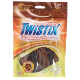 Twistix Peanut and Carob Flavor Dog Treats Small (Size: 5.5 oz)