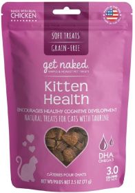 Get Naked Kitten Health Cat Treats (Size: 10 oz (4 x 2.5 oz))