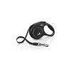 Flexi New Classic Retractable Tape Leash Black