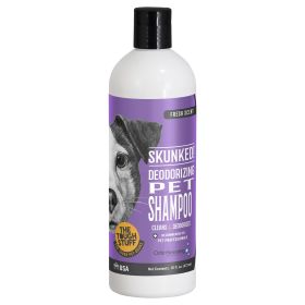 Nilodor Tough Stuff Skunked! Deodorizing Shampoo for Dogs (Size: 16 oz)