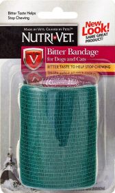 Nutri-Vet 2" Bitter Bandage for Dogs and Cats Colors Vary (Size: 1 count)