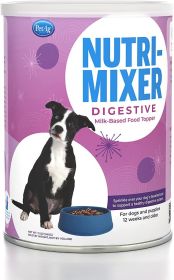 PetAg Nutri-Mixer Digestion Milk-Based Topper for Dogs and Puppies (Size: 12 oz)