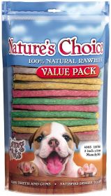 Loving Pets Natures Choice 100% Natural Rawhide Munchy Sticks (Size: 600 count (6 x 100 ct))