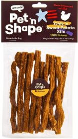 Pet n Shape Natural Chik n Sweet Potato Stix Dog Treats (Size: 3.5 oz)