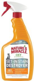 Natures Miracle Oxy Formula Set-In Stain Destroyer Cat Odor Control Formula (Size: 24 oz)