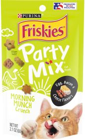 Friskies Party Mix Crunch Treats Morning Munch (Size: 2.1 oz)