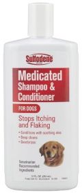 Sulfodene Medicated Shampoo and Conditioner For Dogs (Size: 12 oz)