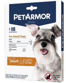 PetArmor Flea and Tick Treatment for Small Dogs (5-22 Pounds) (Size: 3 count)