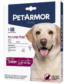 PetArmor Flea and Tick Treatment for Large Dogs (45-88 Pounds) (Size: 3 count)