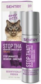 Sentry Stop That! Behavior Correction Spray for Cats (Size: 1 oz)