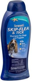 Sergeants Skip-Flea Flea and Tick Shampoo for Dogs Ocean Breeze Scent (Size: 18 oz)