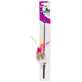 Spot Mini Teaser Wand Cat Toy (Size: 1 count)