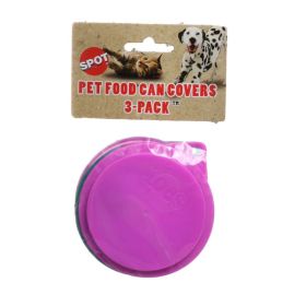 Spot Pet Food Can Cover Assorted Colors (Size: 3 count)