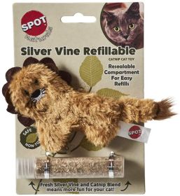 Spot Silver Vine Refillable Cat Toy Assorted Characters (Size: 1 count)