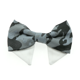 Universal Dog Bow Tie (Color: Gray Camo, Size: Type 1)