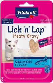 Vitakraft Lick n Lap Meaty Gravy Salmon Flavor Cat Treat (Size: 2.8 oz)